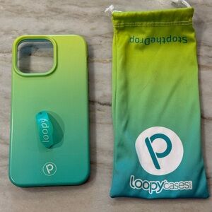 Lime Ombré Loopy Case for IPhone 16 PROMAX
